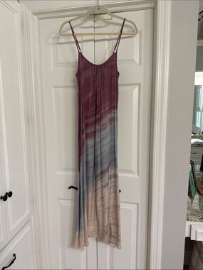 Nation LTD Sleeveless Ombre Maxi Dress in Plum, Gray & Tan